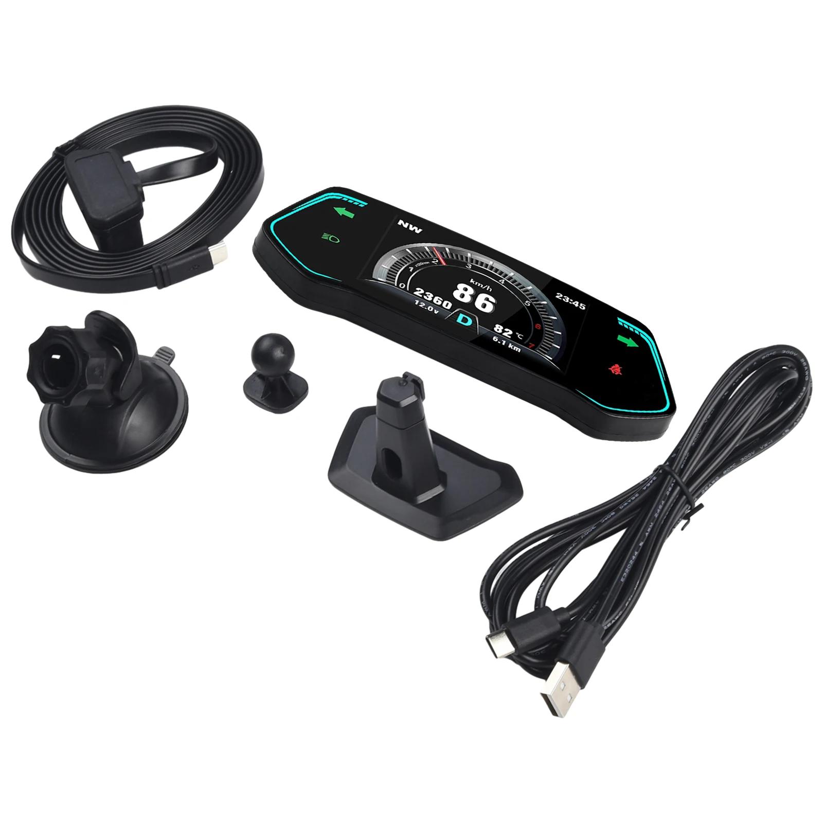 OBD2 + GPS HUD ڵ   ÷, ̾ , TCA02 , ڵ   ÷ ӵ, ͺ RPM ˶ µ